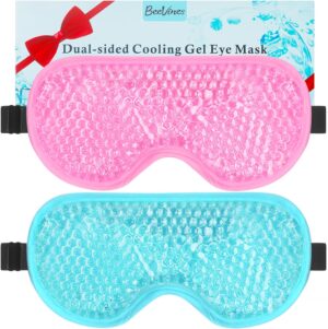 BeeVines Gel-Augenmaske, 2er-Pack k...