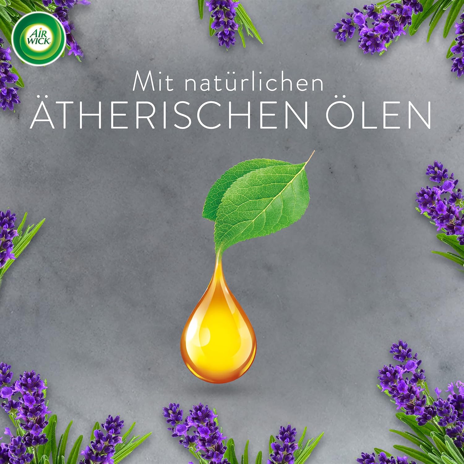 Air Wick Aromaöl – Starter-Set – Diffusor für ätherische Öle – entspannender Lavendel-Raumduft – 2 x 20 ml Nachfüller + Gerät – Bild 4