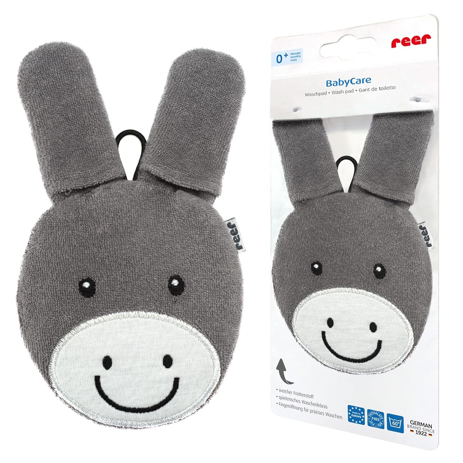 reer BabyCare Waschpad, sanfte Reinigung für Babys bis in die Hautfalten, ideal für Babys und Kinder