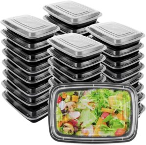 25 Stück Meal Prep Boxen, 750 ml P...