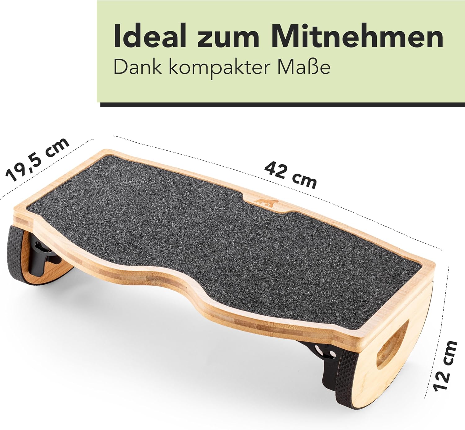 MY FAT GORILLA – Fußstützen-Schreibtisch aus Bambus – Fußstützen-Schreibtisch – klappbarer Fußhocker – Fußstützen-Büro – Fußstützen aus Holz – Fußstützen – Fußstützen – Schreibtischzubehör – Bild 5