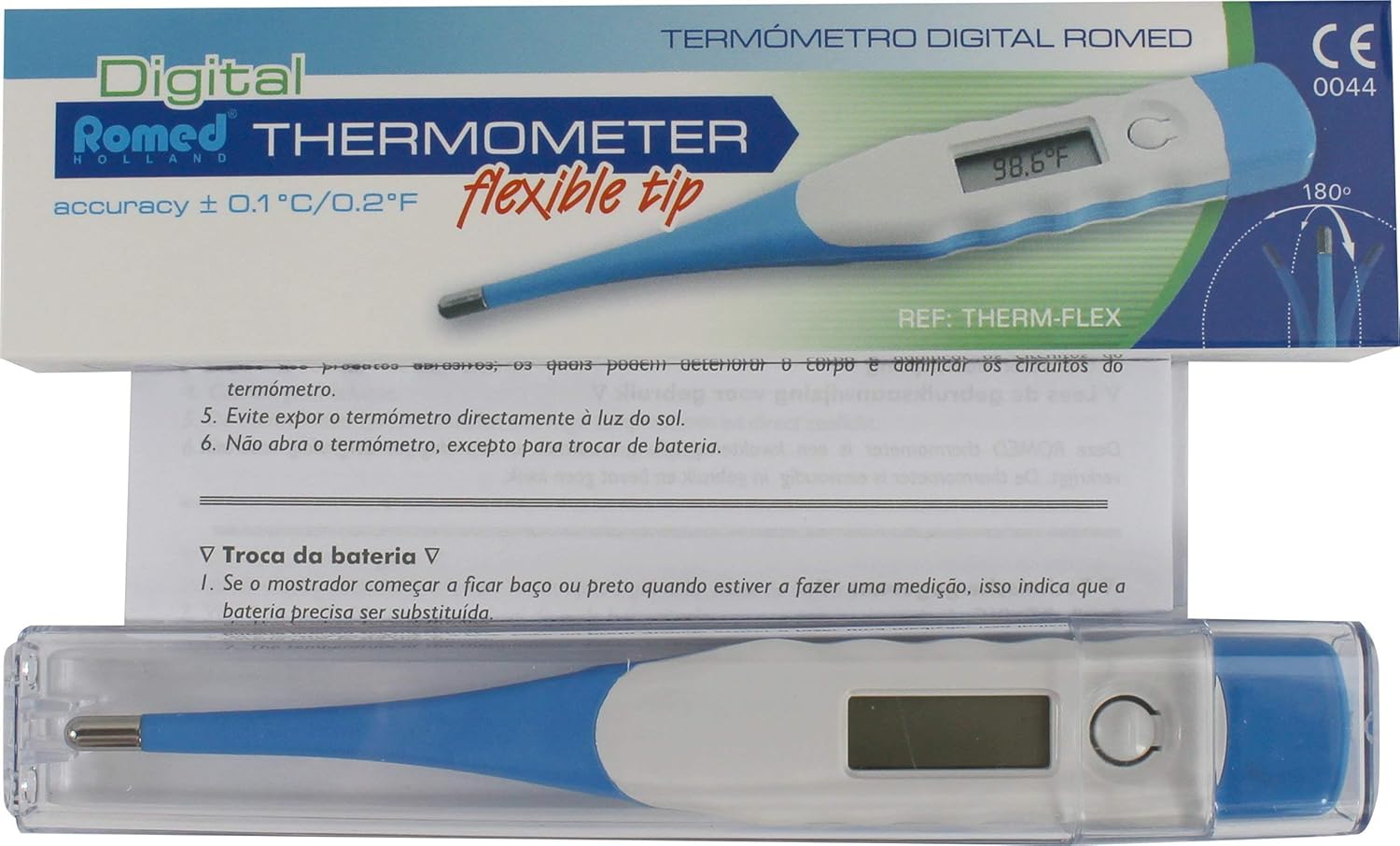 Romed Therm Flex Fieberthermometer mit flexibler Spitze – Bild 8
