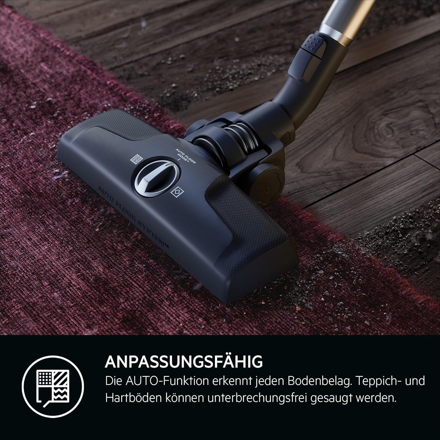 AEG Clean 6000 AB61C1OKO Öko-Staubsauger, hohe Saugleistung, zusätzliche Düsen, XL-Räder, Edelstahl-Teleskoprohr, 65 % recyceltes Material, 12 m Kabel, 850 Watt, Zubehör, grau – Bild 9