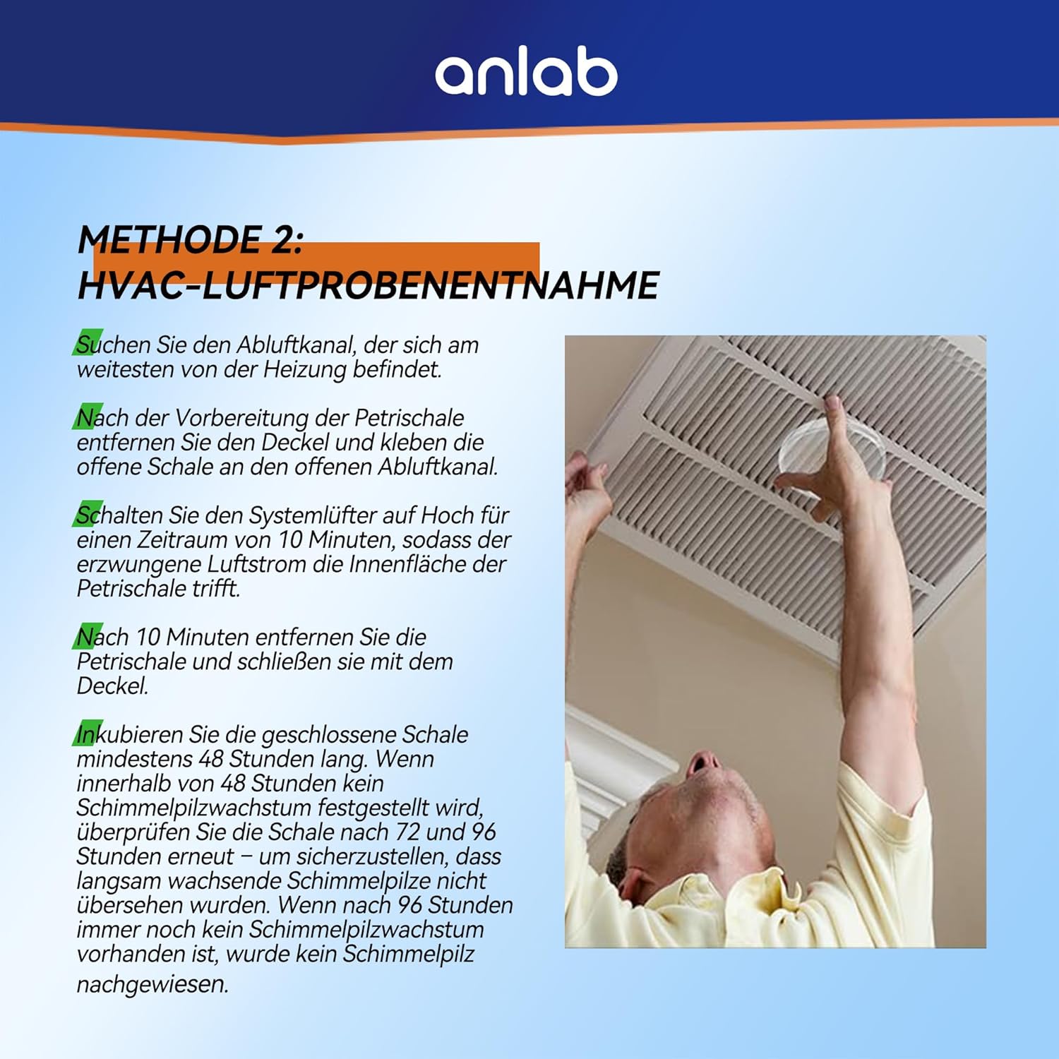 Schimmeltest-Set für Zuhause – DIY-Schimmeldetektor | Testen Sie HVAC-Systeme | Home-Oberflächen | Testkit für die Luftqualität in Innenräumen – Leitfaden zur Identifizierung (3 Stück) – Bild 5