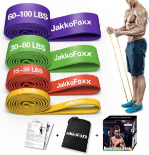 Fitnessbänder 4er Set, Widerstands...