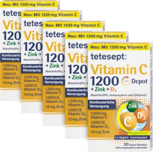 tetesept Vitamin C 1200 + Zink + D3...