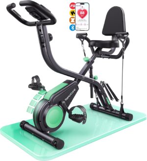 Toputure Klapp-Heimtrainer mit App,...