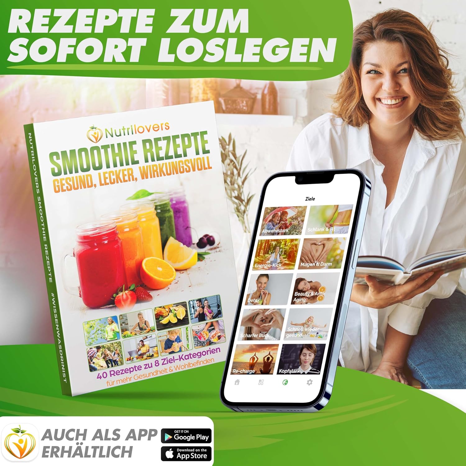 Nutrilovers Nutri Blender Max Hochleistungsmixer 2000 W, Hochleistungs-Smoothie-Maker, Profi-Mixer – 2 l Tritan, BPA-frei, 9 Stufen, digitaler Timer mit Smoothie-Rezeptbuch – Bild 5