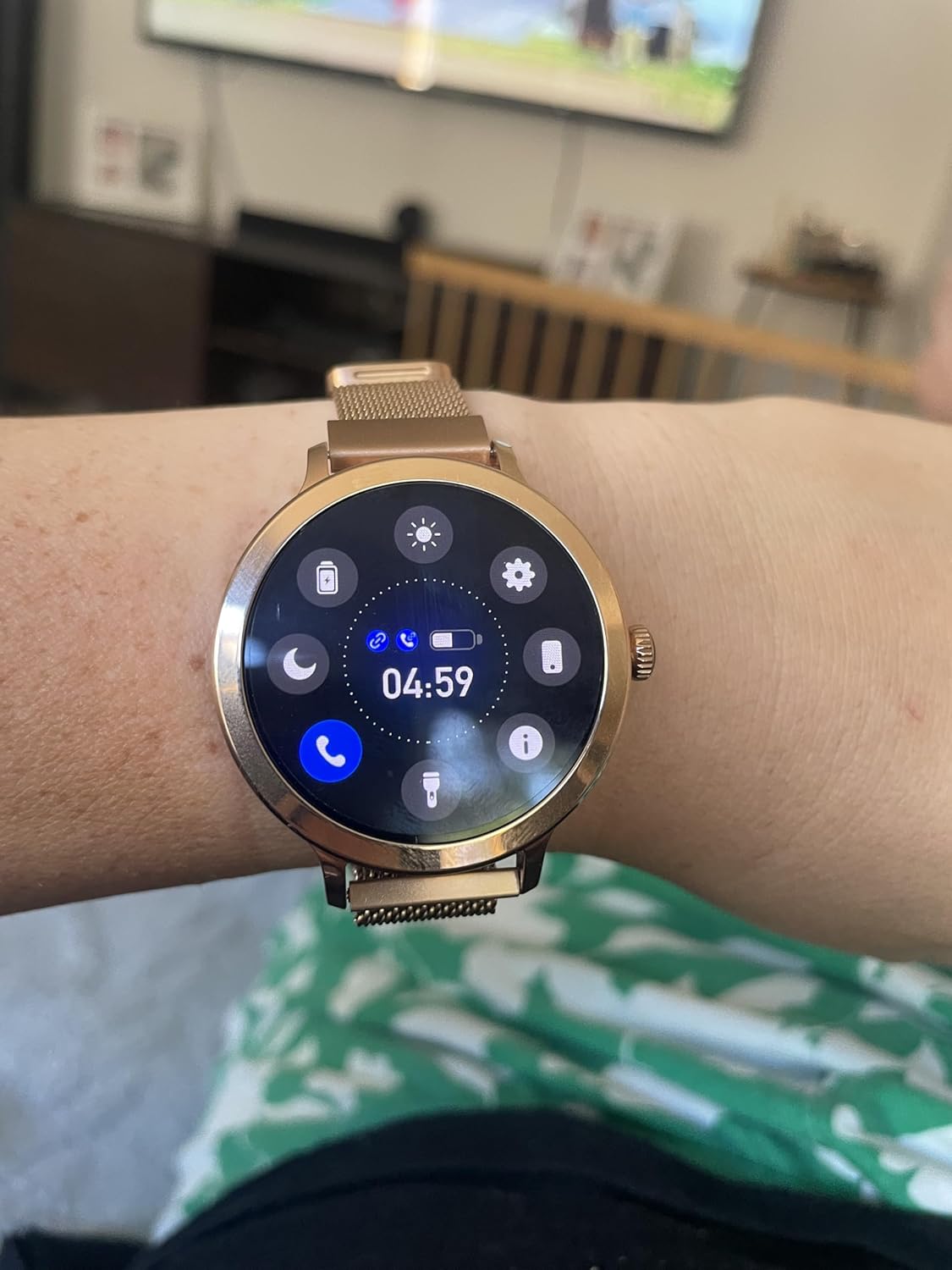 Efolen Damen Smartwatch (2 Armbänder), 1,1 Zoll HD AMOLED Display Smartwatch mit Telefonfunktion, Fitnessuhr, Sportuhr mit 120+ Sportmodi, Schlaftracking, Menstruationszyklus, Uhr für iOS/Android, Roségold – Bild 8