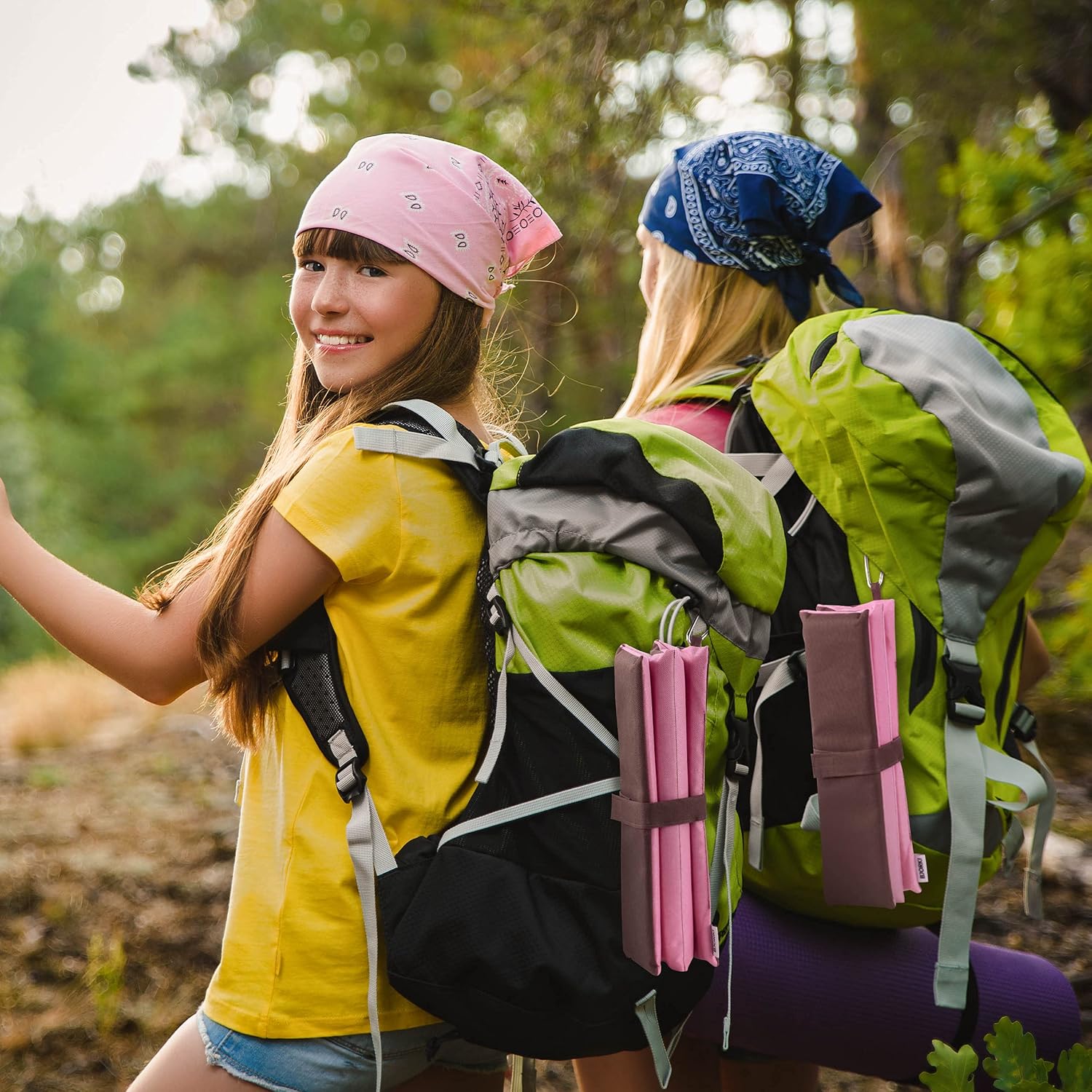 BJORKI® Kinder-Sitzkissen, faltbares Outdoor-Sitzkissen mit optimalem Kälte- und Nässeschutz, robuste Outdoor-Sitzauflage, das Thermo-Sitzkissen für Wandern, Stadion und unterwegs – Bild 7