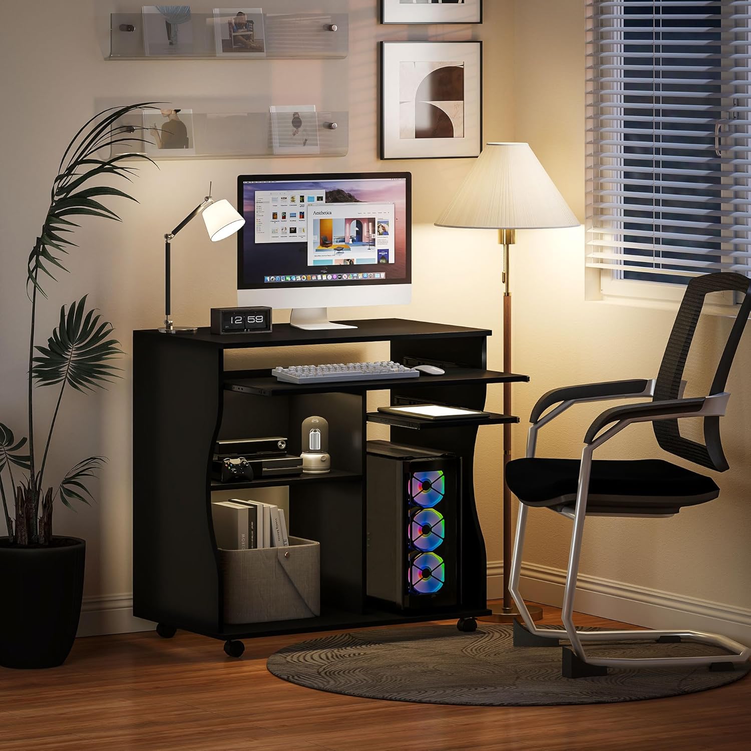 Homcom Eckschreibtisch, Schreibtisch, Bürotisch, PC-Tisch, Computertisch – verschiedene Modelle – Bild 9