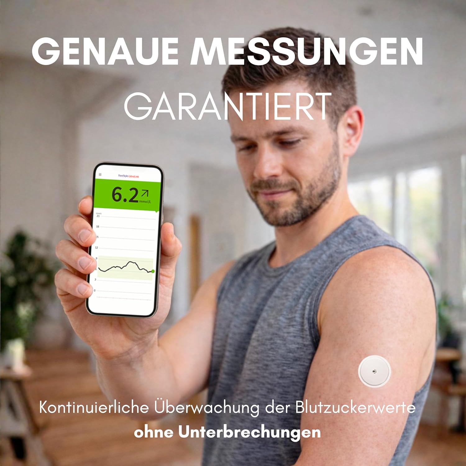 FreeStyle Libre Select Sensor, neues Glukosemesssystem für kontinuierliche Überwachung, 15 Tage – Bild 6