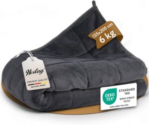 Herlag Gewichtsdecke 6 kg 135 x 200...