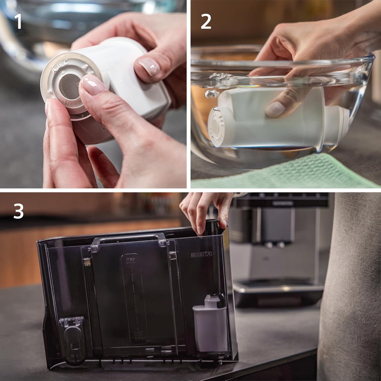 Siemens BRITA INTENZA TZ70033A Wasserfilter – 3er-Pack – reduziert die Wasserhärte für eine lange Maschinenlebensdauer – Bild 6