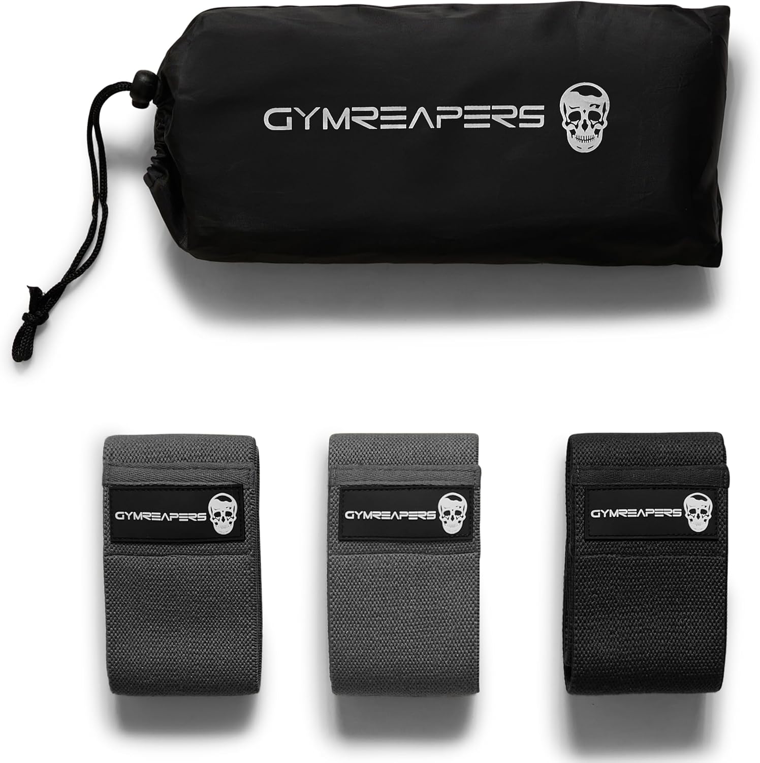 Hüftbänder für Booty Workouts | Rutschfestes Stoffband-Set mit 3 Stufen - Widerstandsbänder für Beine & Hüfte - für Männer & Frauen – Bild 2