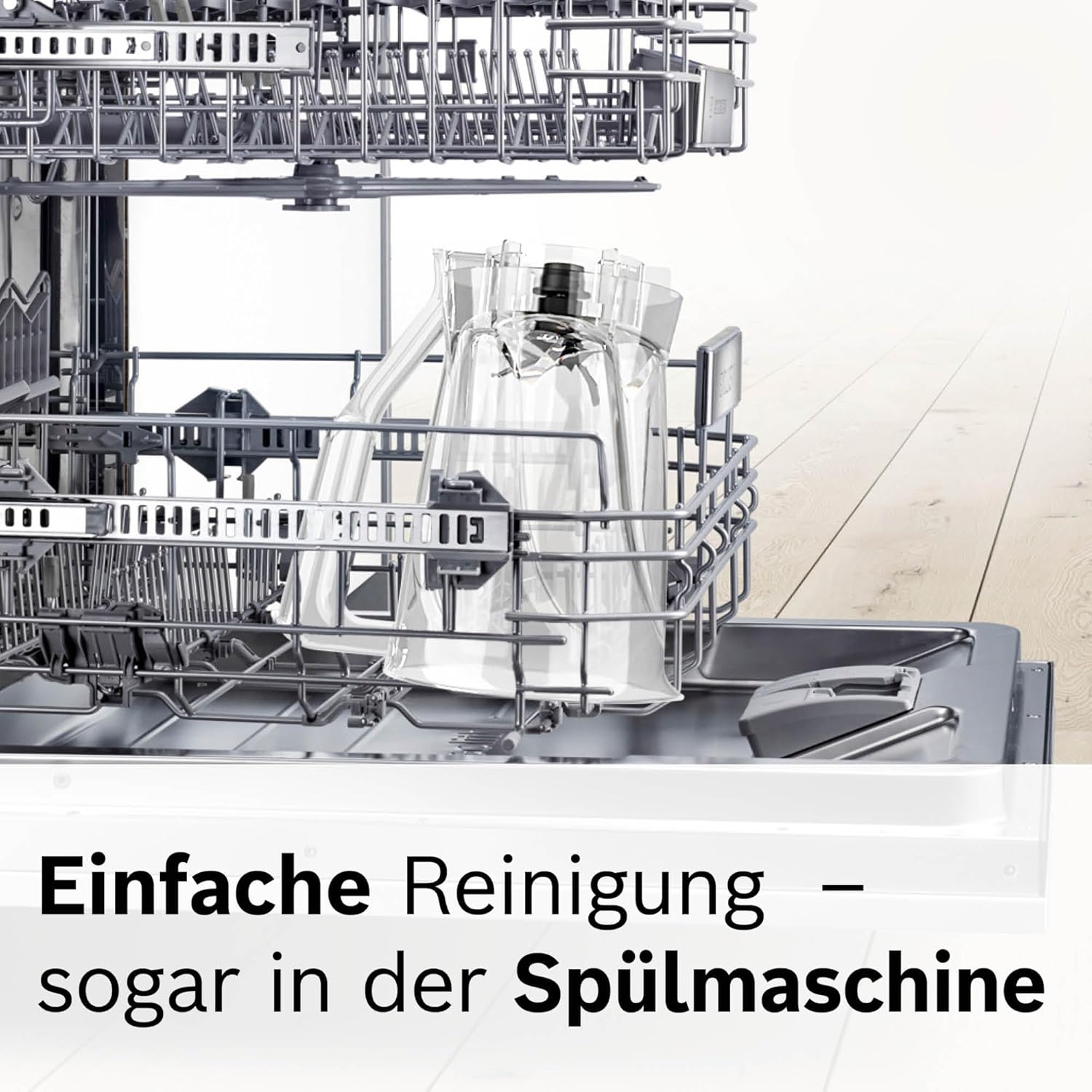 Bosch VitaPower Series 4 MMB6141W Smoothie Maker Mixer 1200 W, 1,5 l Kunststoff-Rührbehälter (Tritan), weiß, spülmaschinenfeste Teile, 30.000 U/min, hergestellt in Europa, VitaPower Series 4 – Bild 6