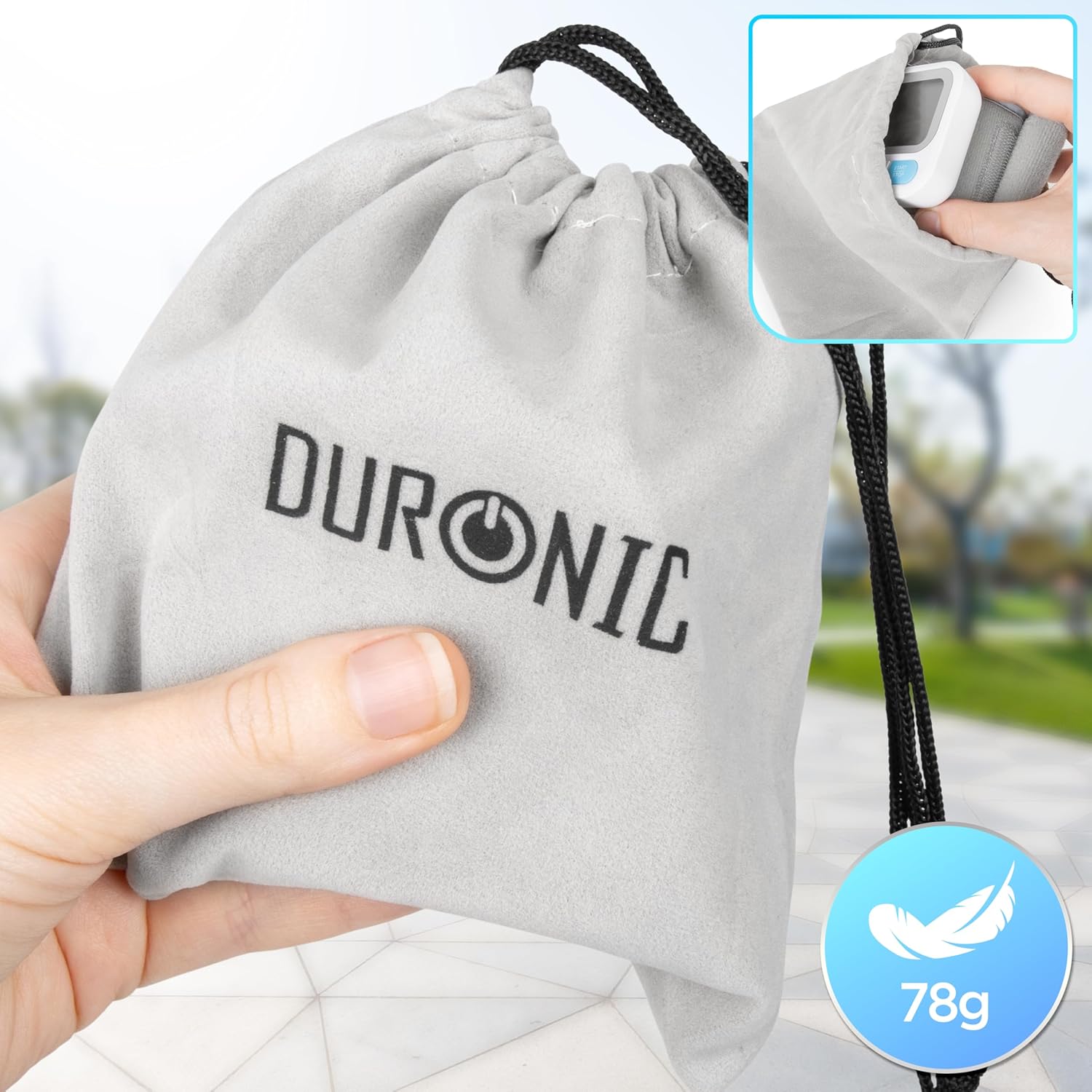 Duronic BPM65 WE Blutdruckmessgerät, Blutdruckmessgerät für Bluthochdruck, Messgerät mit großem Display, Handgelenk-Blutdruckmessgerät mit Manschette – Bild 8