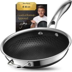 HexClad Hybrid-Wok, Durchmesser 30 ...