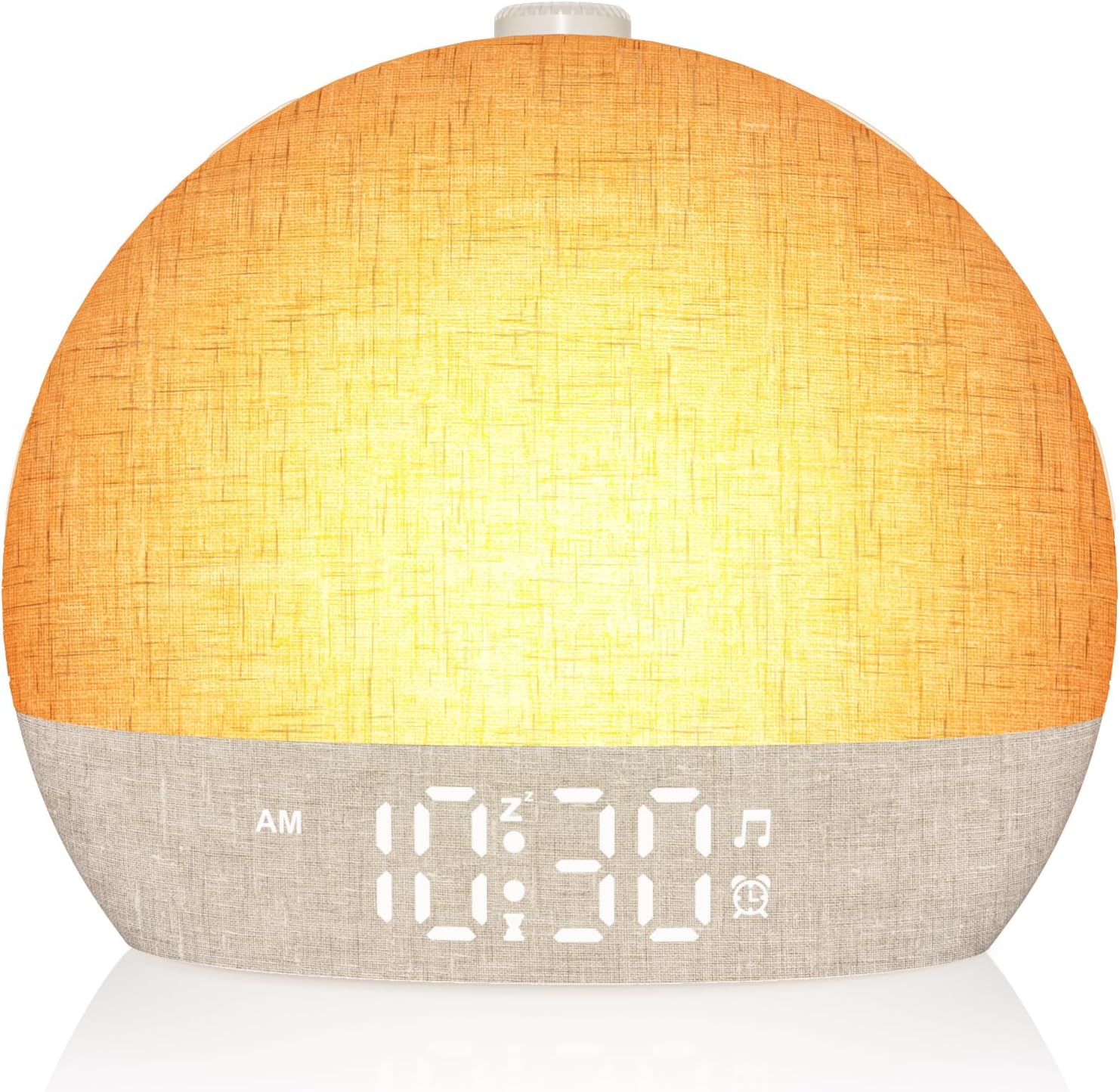 Tageslichtwecker, sanftes Aufwachen für Tiefschläfer, Lichtwecker Sonnenaufgang mit 30 natürlichen Geräuschen und Einschlaf-Timer, 15/30/60/180 Minuten Schlafzimmerwecker, 7 Wecktöne, Geschenke für Frauen, Männer, Teenager