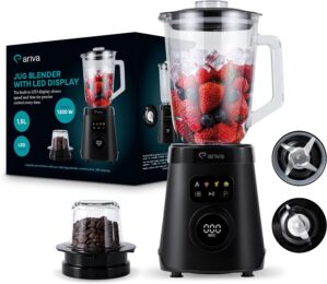 ARIVA Standmixer 1000W mit 1,5L Gla...