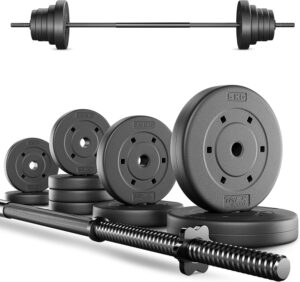 TREX SPORT Langhantelset 28 kg | Ha...