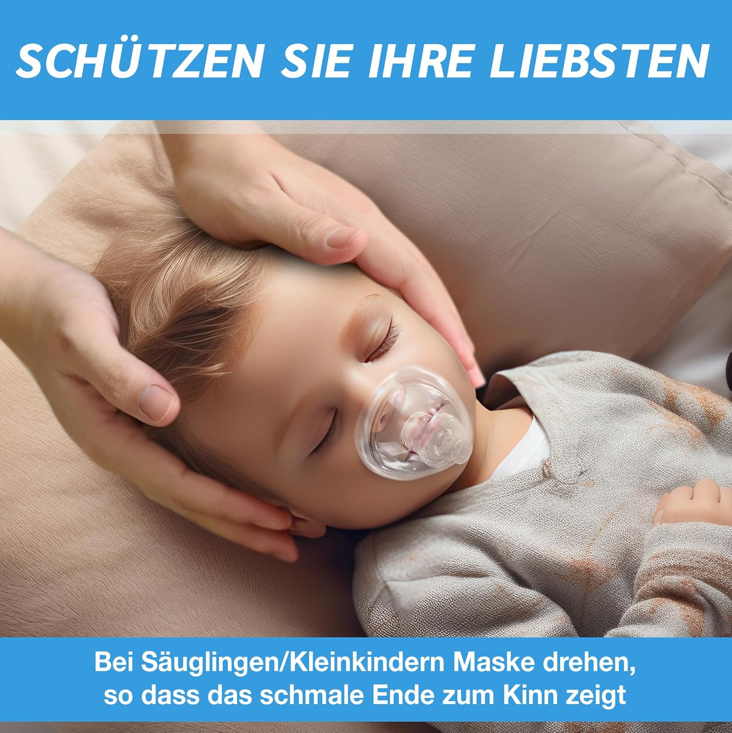CPR-Atemmasken-Erste-Hilfe-Set für Erwachsene/Kinder und Kleinkinder – Taschenmaske im Softcase (rot) mit Selbstventil und Sauerstoffeinlass – Bild 6