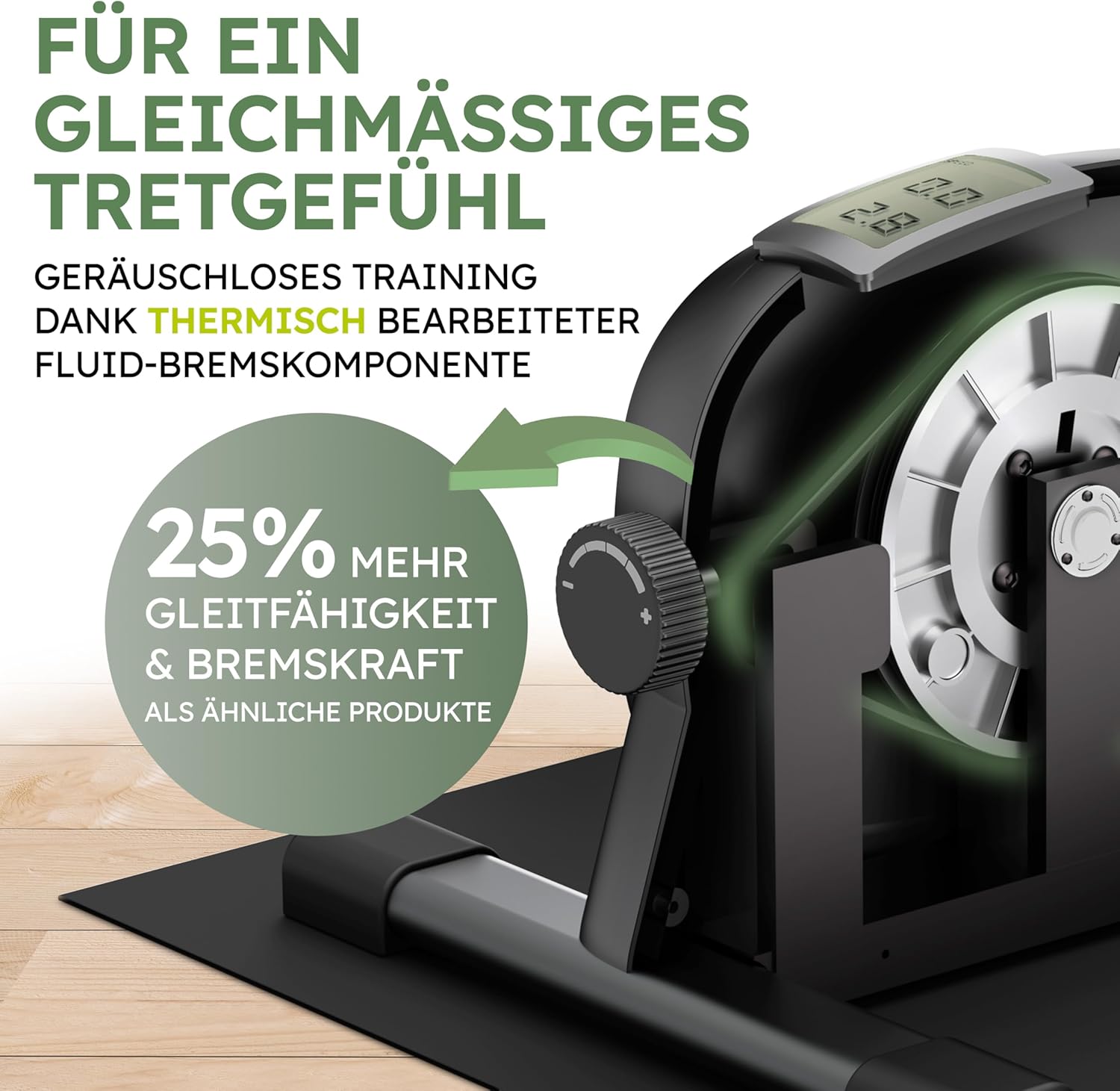 HELDENWERK Pedaltrainer-Set – TÜV/GS geprüft 2025 inkl. Befestigungsgurt & Antirutschmatte – Arm- und Beintrainer für zu Hause – Senioren Pedaltrainer, Heimtrainer – Bild 3