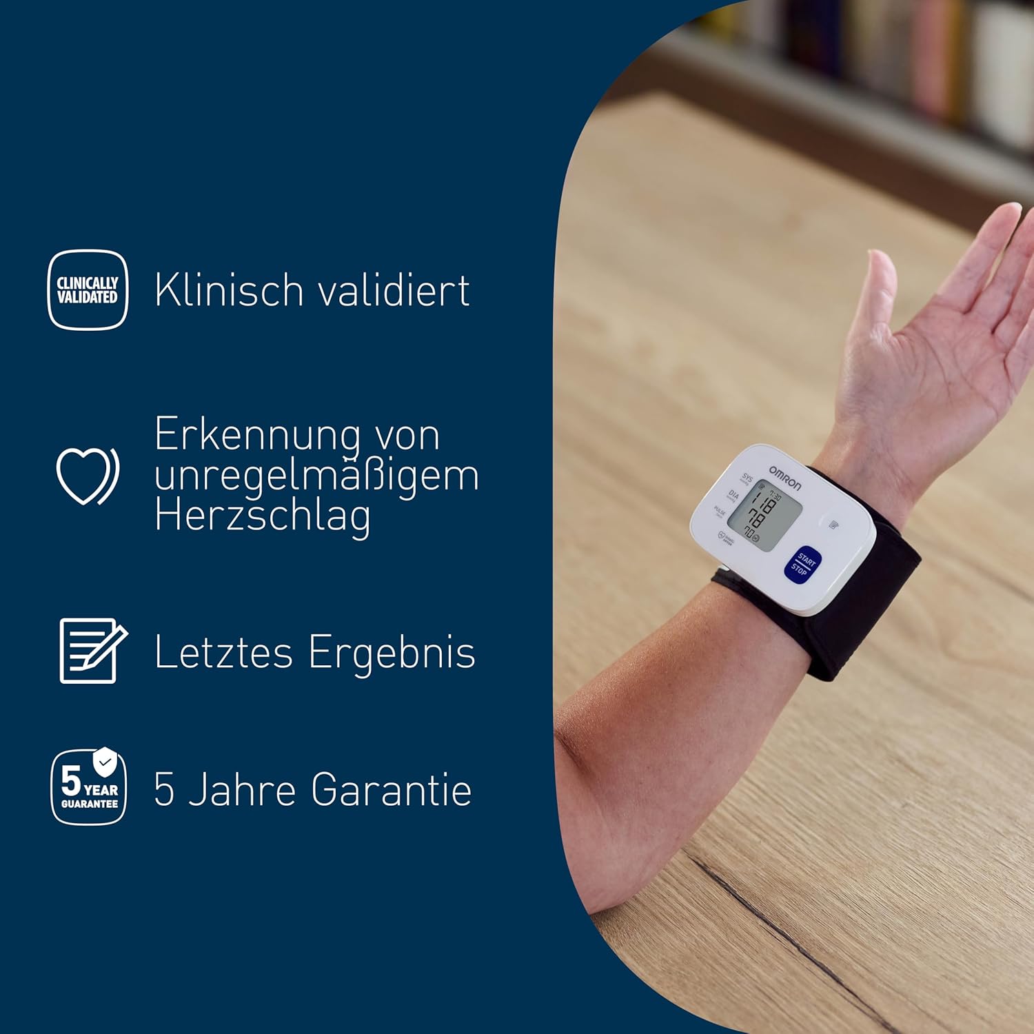 Omron Intelli IT Handgelenk-Blutdruckmessgerät – Bild 5