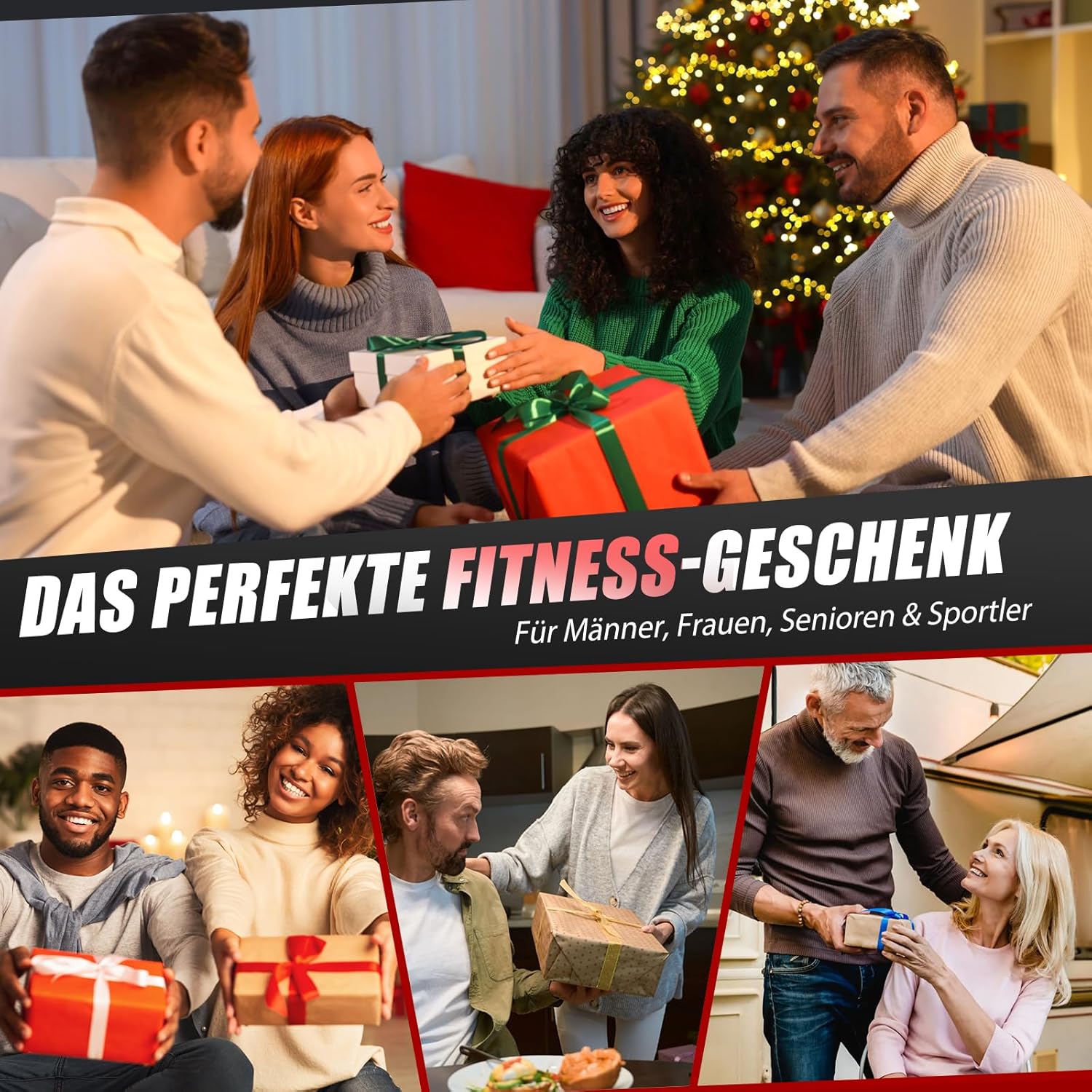 Fitnessbänder-Set, 150 lbs 200 lbs 250 lbs Widerstandsbänder 5 verschiedene Stärken, Widerstandsbänder-Set mit Griffen, Knöchelriemen und Türanker, tragbarer Rucksack, für Indoor-Heim-Fitnessstudio und Outdoor – Bild 8