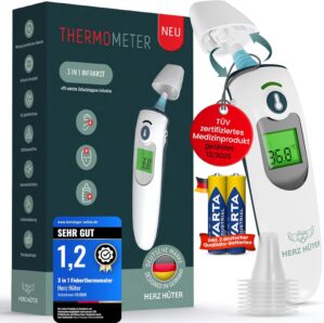 Fieberthermometer, Ohr & Stirn...