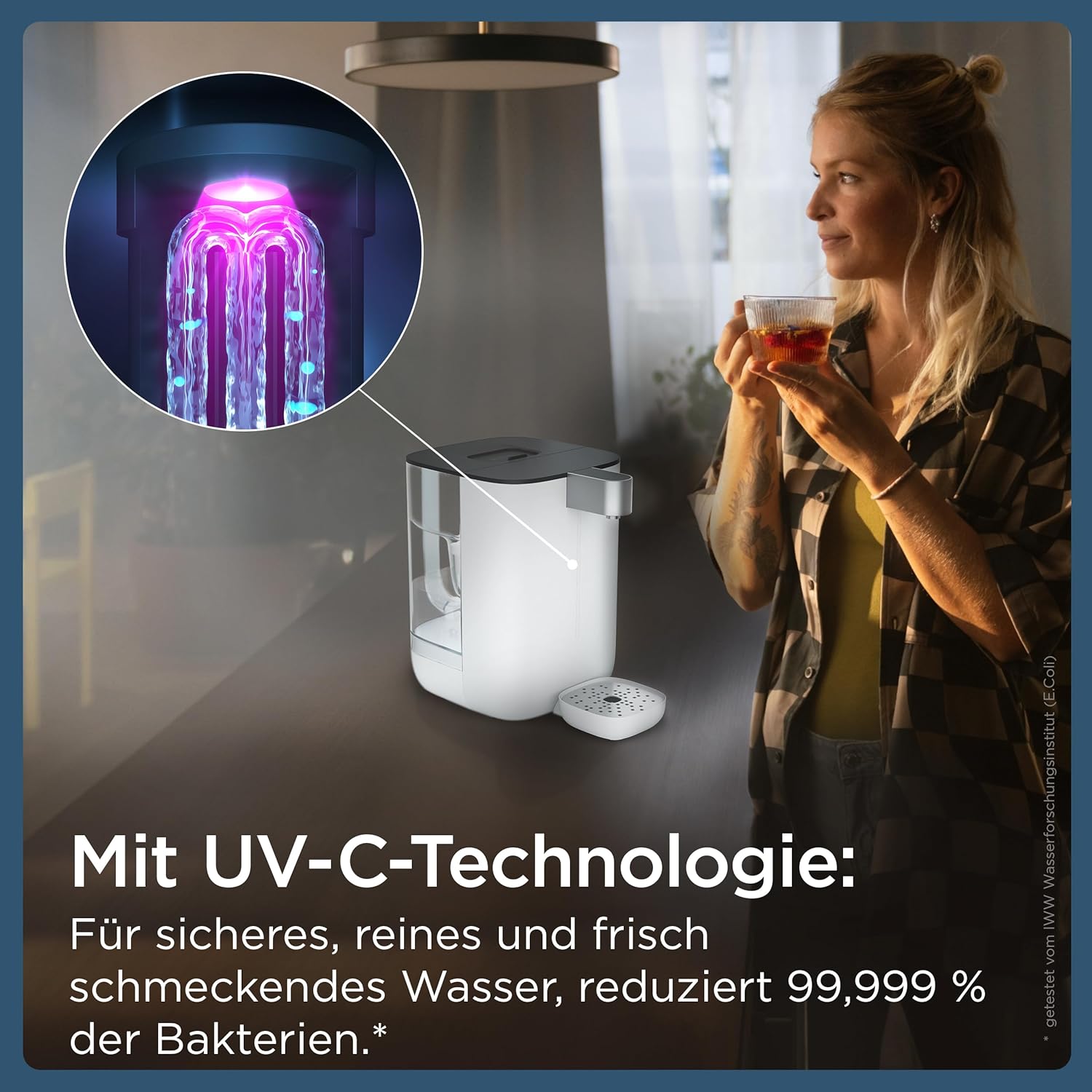 BRITA Cube Heißwasserspender – Wasserspender für Zuhause (4 l) weiß – mit UV-C-Technologie, inklusive Maxtra Pro Extra Kalkschutz-Wasserfilterkartusche – Bild 5