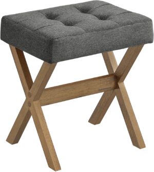 SONGMICS Make-up-Hocker, gepolstert...