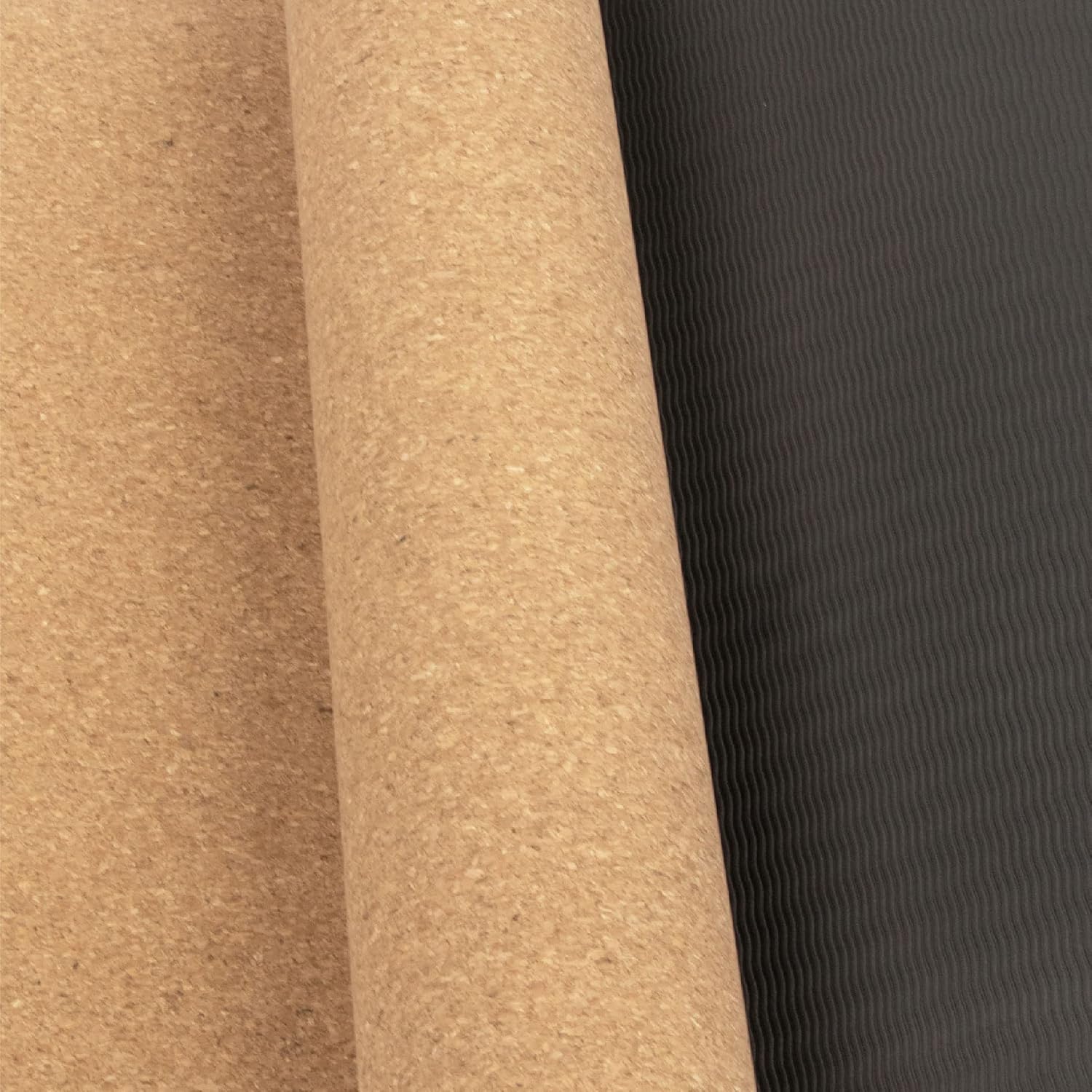 Myga Yogamatte aus Kork – Extra große Trainingsmatte mit tollem Halt, Pilates, Stretching und Fitness – umweltfreundlicher Naturkork – 205 cm x 70 cm x 6 mm – Bild 8