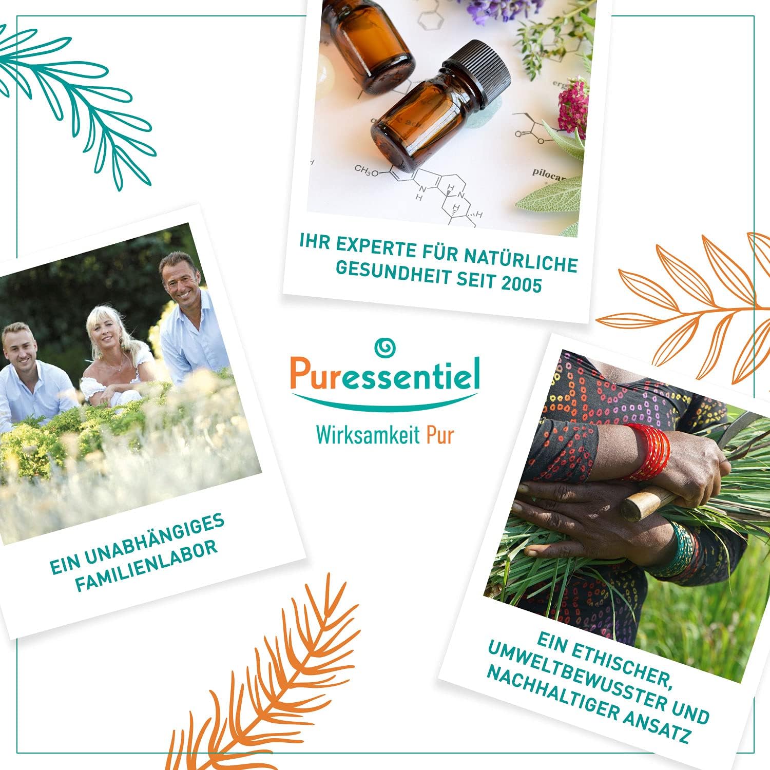 Puressentiel Aroma Stress – Aroma-Stress-Inhalator mit 5 ätherischen Ölen – hilft Stress abzubauen – lindert Ängste – 1 ml – Bild 7