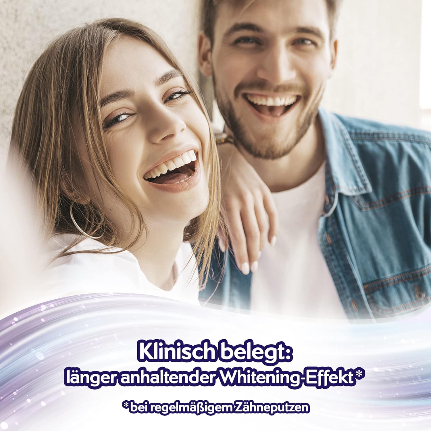 Odol-med3 Zahnpasta White and Shine, aufhellende Wirkung, glatte Zähne, Anti-Verfärbung, Kariesschutz, Zahnpasta für frischen Atem, 75 ml – Bild 2