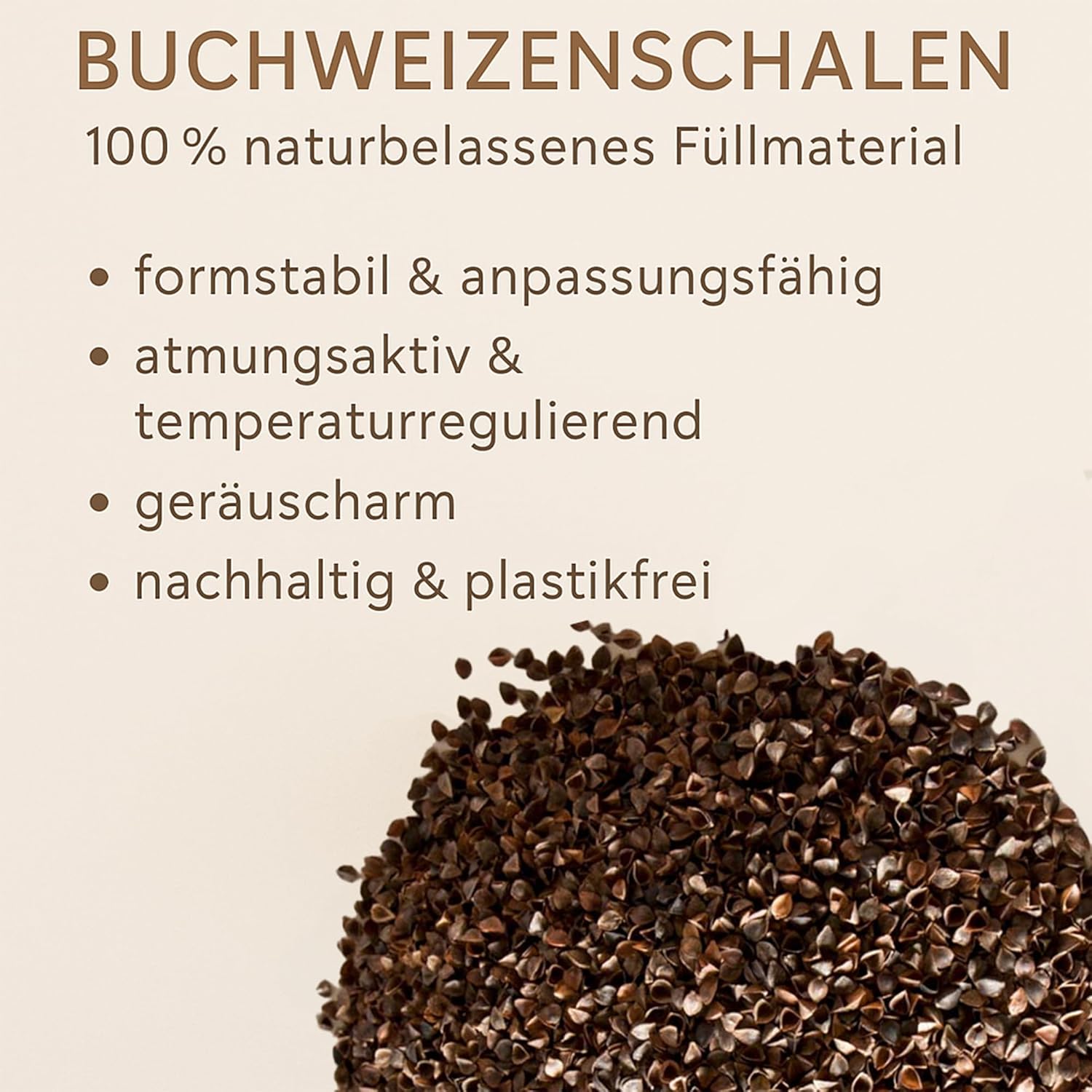 Maylow – Yoga mit Herz – Blume des Lebens Meditations-/Yogakissen mit Stickerei 33x15 cm (erhöhte Sitzposition für Anfänger/Fortgeschrittene) gefüllt mit Dinkelspelzen, Bezug und Inlett 100 % Baumwolle – Bild 4
