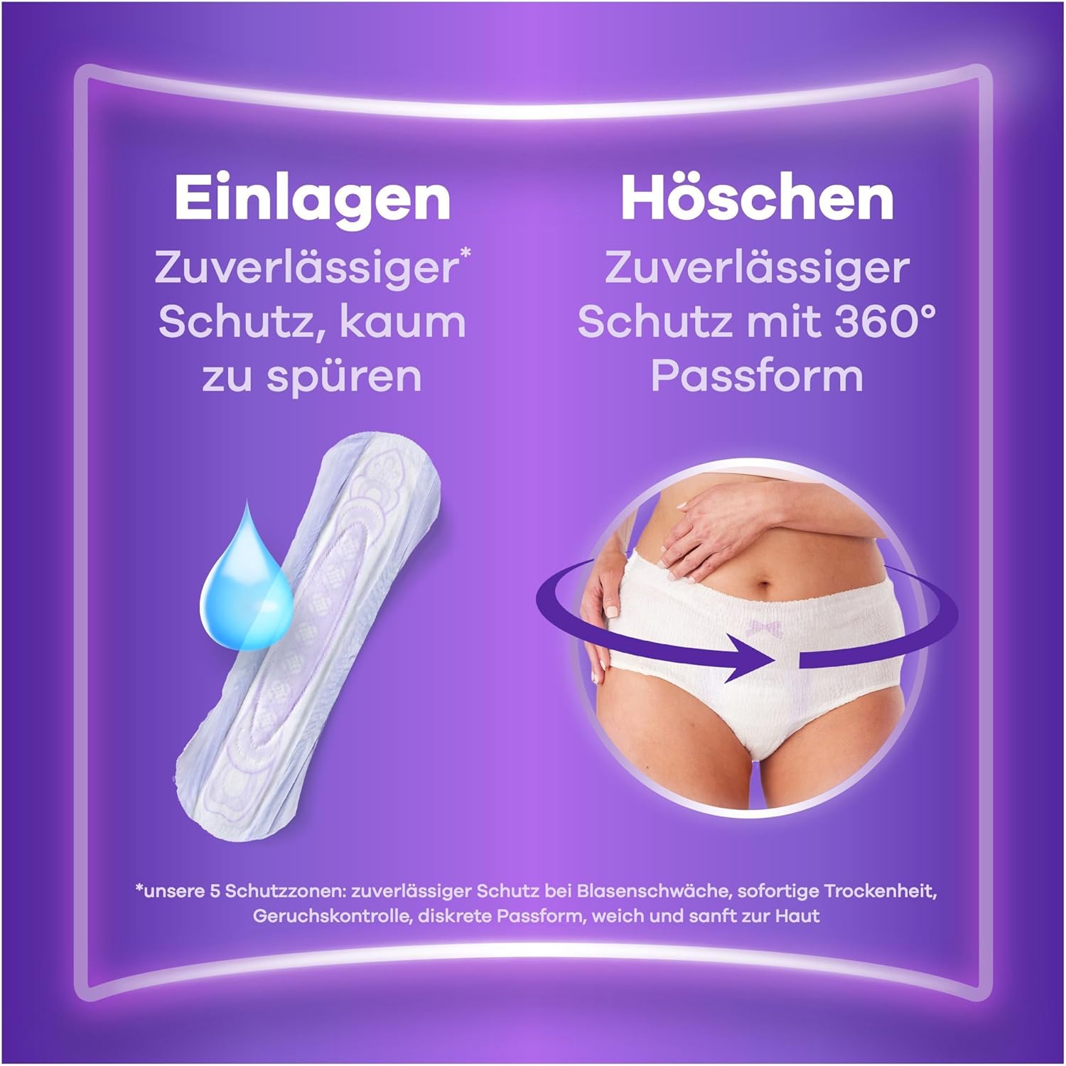 Always Discreet Inkontinenzeinlagen für Damen, Normal, 30 Stück, Rundumschutz, Unglaubliche Diskretion – Bild 5