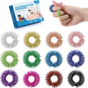 Akupressurring, 12-teiliges Fingerm...