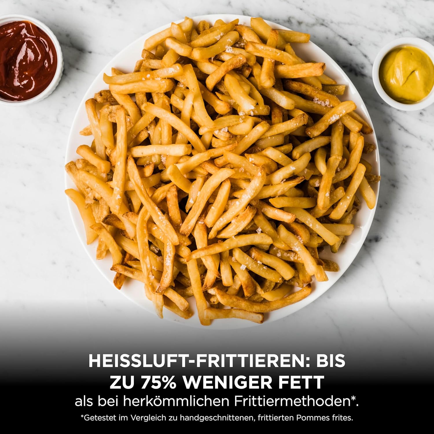 Ninja Foodi FlexDrawer Zweizonen-Heißluftfritteuse, Heißluftfritteuse mit 10,4 Fächern und abnehmbarem Separator, Antihaftbeschichtung, spülmaschinenfester Korb, 7-in-1, Schwarz und Kupfer, AF500EUCP – Bild 9