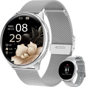 SLOKSFil Damen Smartwatch mit Telef...
