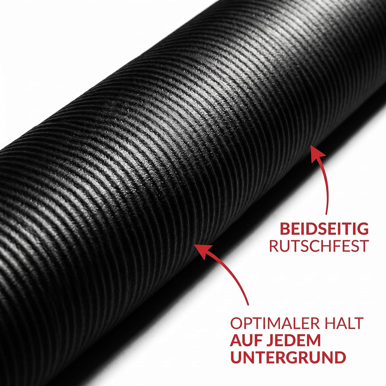 NRB Yogamatte 183 x 61 x 1,5 cm – extra dicke Fitnessmatte & Gymnastikmatte – rutschfest, gelenkschonend & langlebig – Pilatesmatte mit Tragegurt – Bild 2