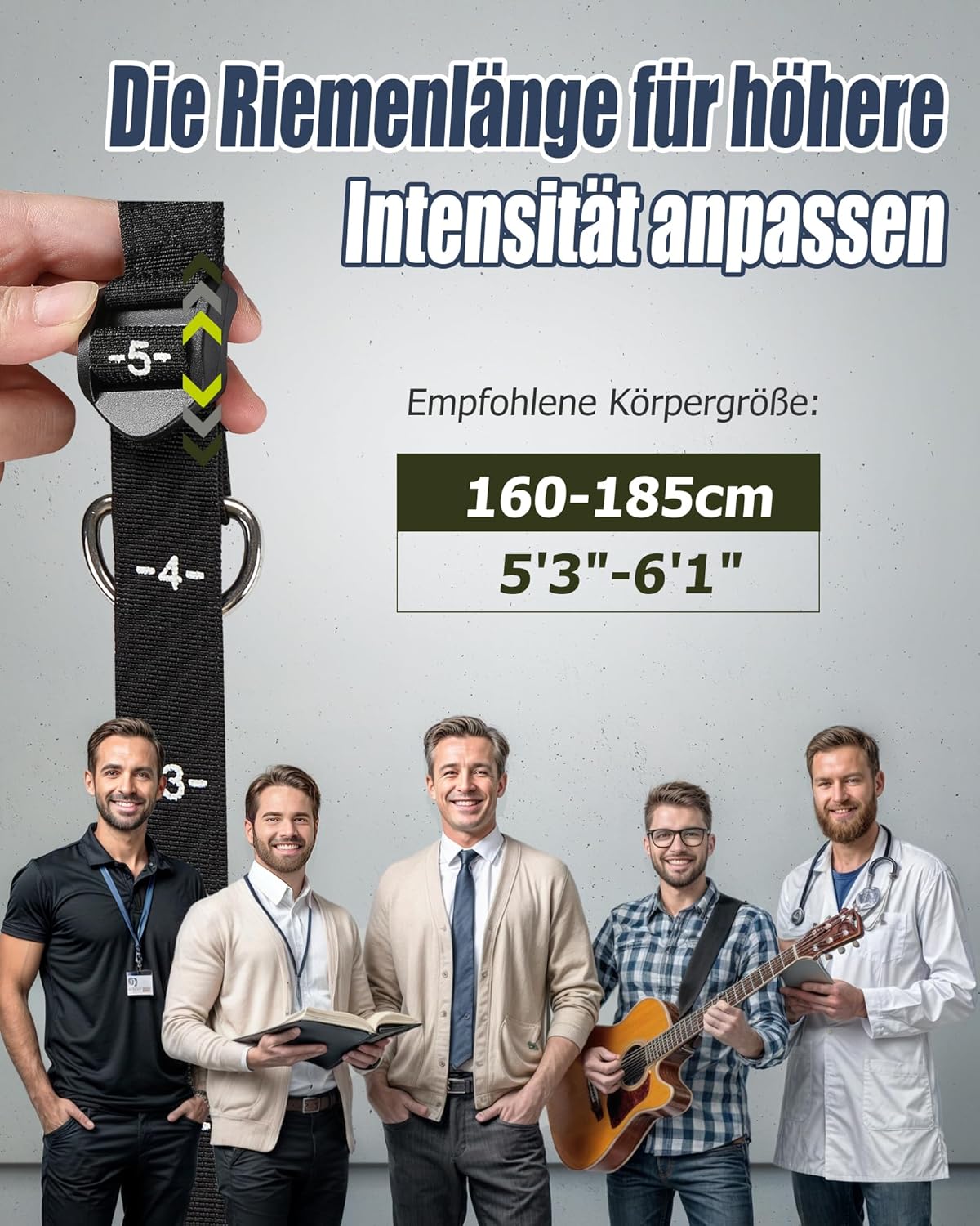 ALongSong Fitnessbänder Set mit 6 Widerstandsbändern 20-180Lbs oder 20-240Lbs & Pilates-Stange, Griffe, Türanker für Fitness Widerstandsbänder Krafttraining Fitnessgeräte für Zuhause – Bild 6