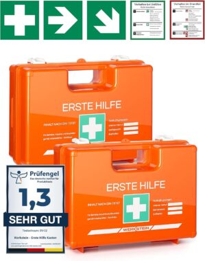 2x Erste-Hilfe-Koffer mit Inhalt na...