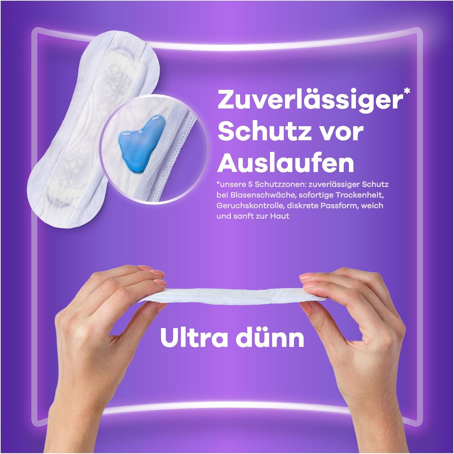 Always Discreet Inkontinenzeinlagen für Damen, Normal, 40 Stück, Rundumschutz, Unglaubliche Diskretion – Bild 3