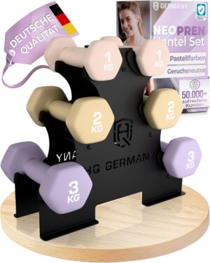 HQ Germany® Hanteln Set (Geruchsfr...