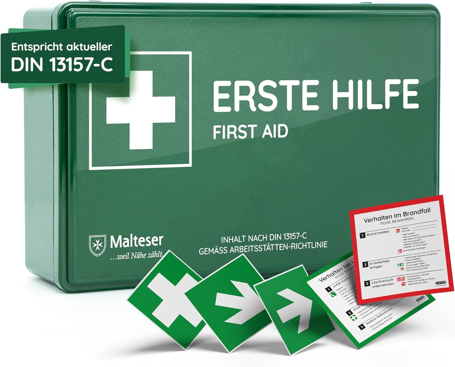 Flexeo Business Erste-Hilfe-Set grün DIN 13157