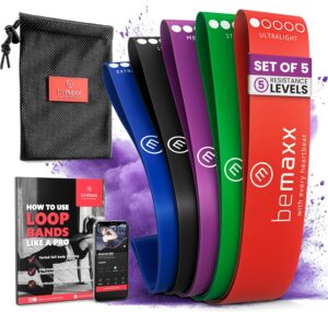 Fitnessband-Set, Latex-/Stoffschlau...