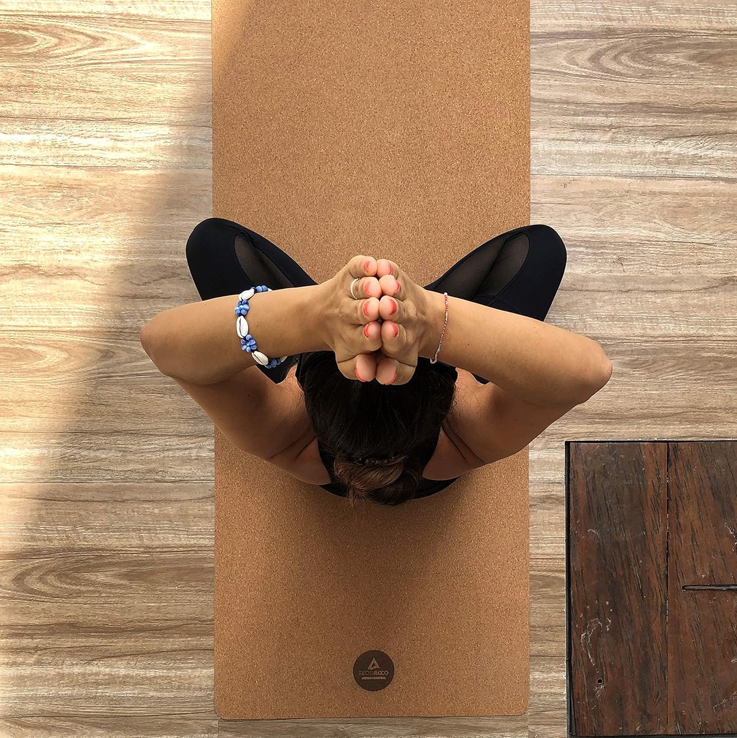 Pro Yogamatte aus Kork, Testsieger Preis/Leistung, extra groß 200 x 66 cm, getestet mit sehr gut, Tragegurt und Yogatasche inkl.