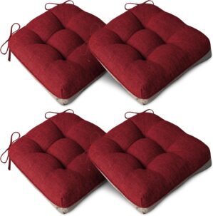 AddGrace 4er Set Sitzkissen 40 x 40...