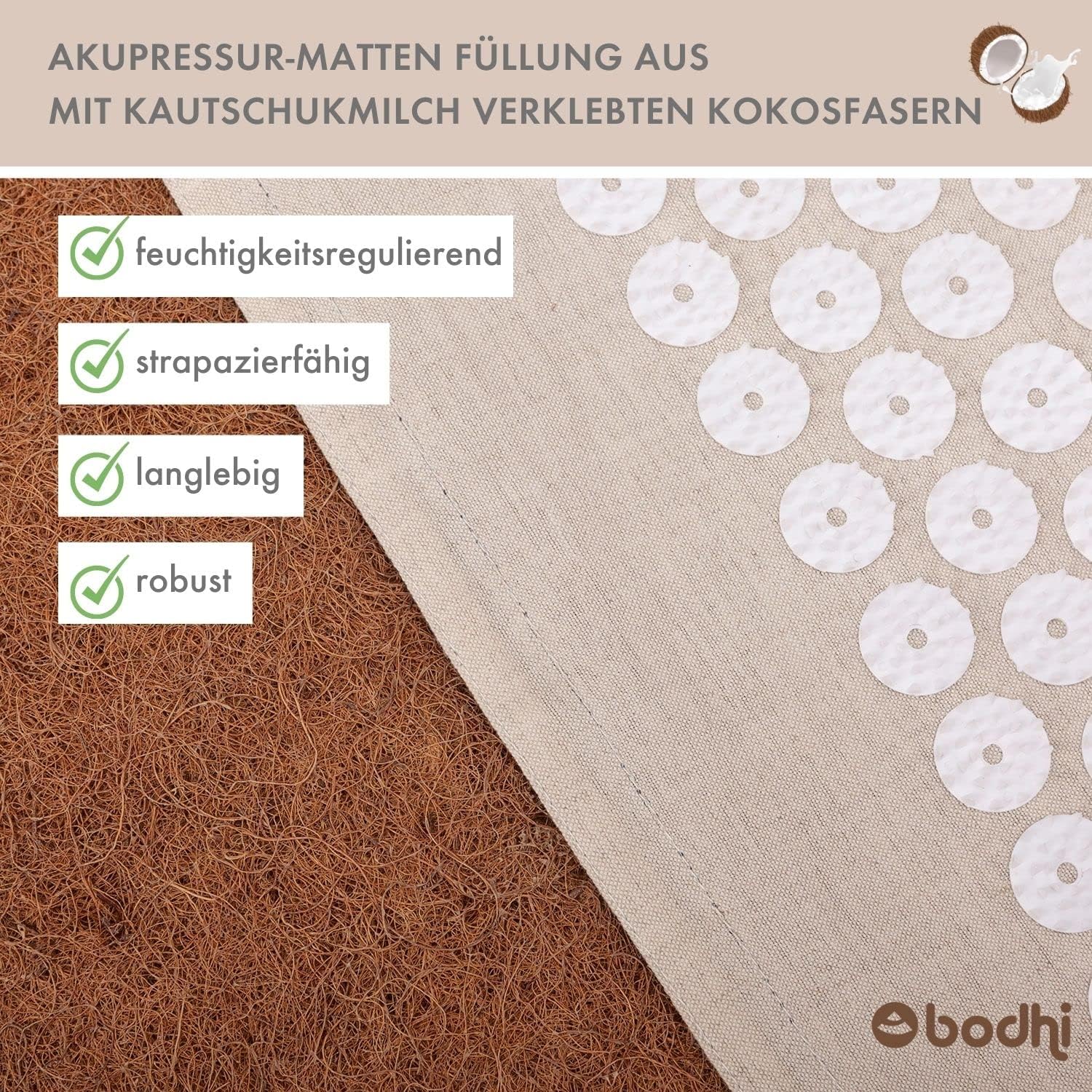 Vital Eco Akupressurmatten- und Kissenset – Bild 5